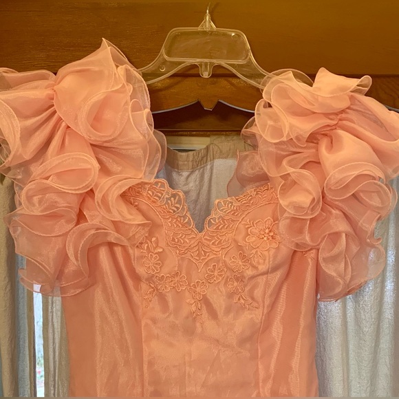 Vintage Pink Barbie Princess Formal Dress - Picture 2 of 10